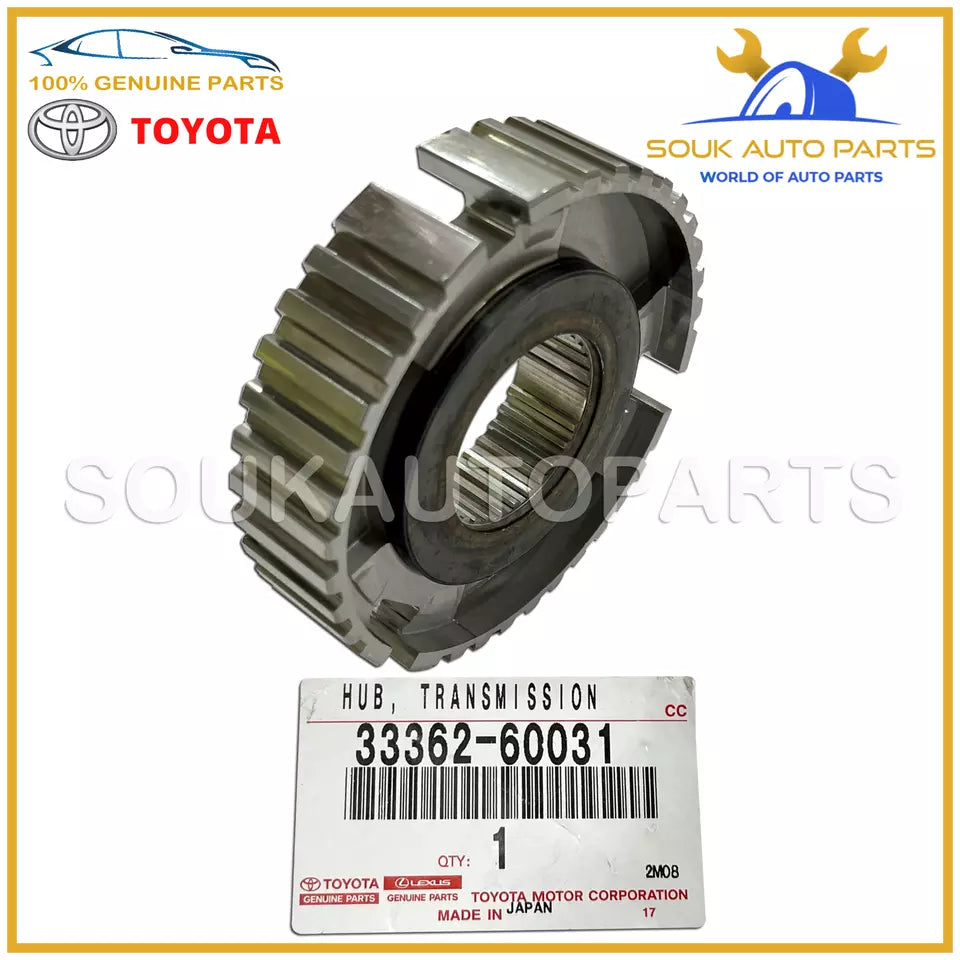 33362-60031 Genuine Toyota HUB, TRANSMISSION CLUTCH, NO.2 3336260031 OEM