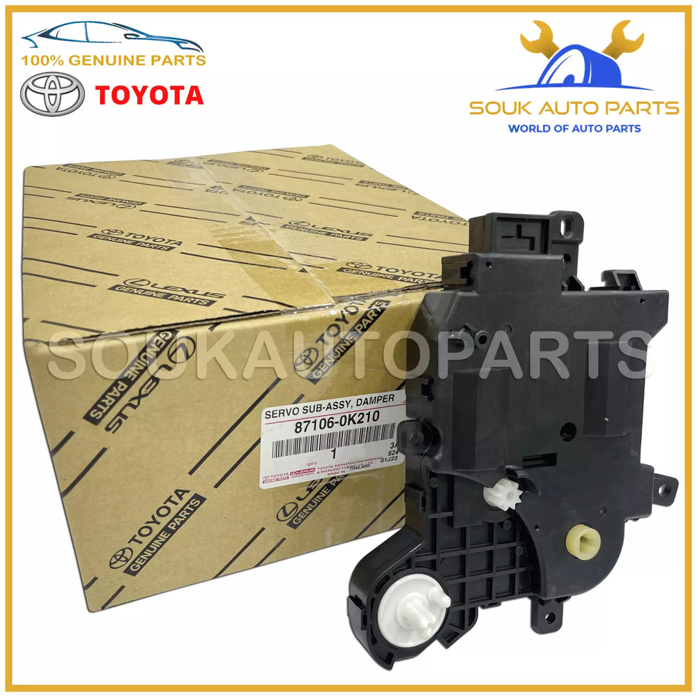 87106-0K210 Genuine Toyota DAMPER SERVO AIR CONDITIONER RADIATOR NO.1 871060K210