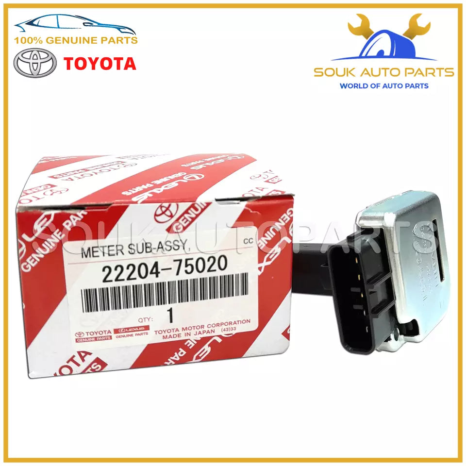 22204-75020 Genuine Toyota METER SUB-ASSY, INTAKE AIR FLOW 2220475020 OEM