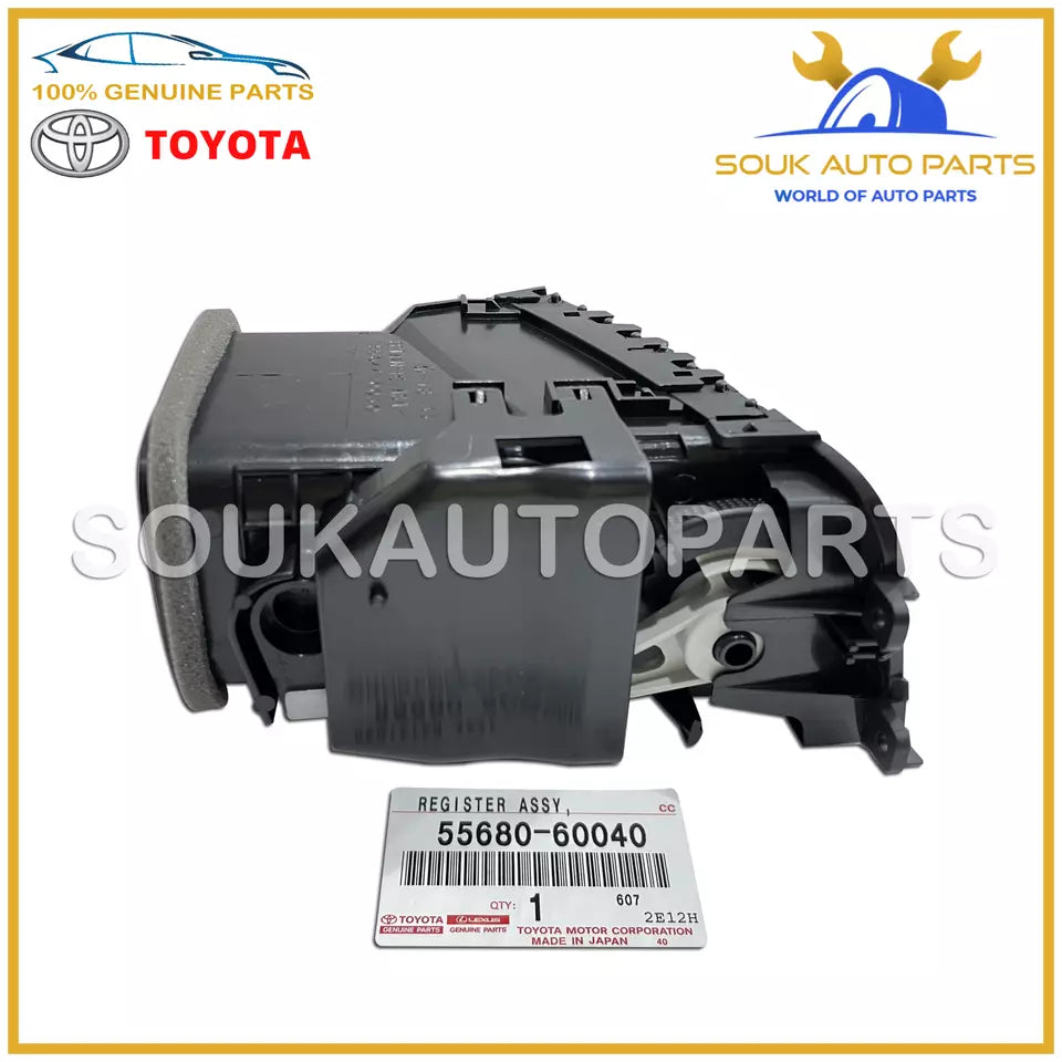 55680-60040 Genuine Toyota REGISTER ASSY, INSTRUMENT PANEL,LOWER NO.1 5568060040