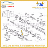 33395-42012 Genuine Toyota TRANSMISSION HUB SLEEVE, NO.3 33395-42012 OEM