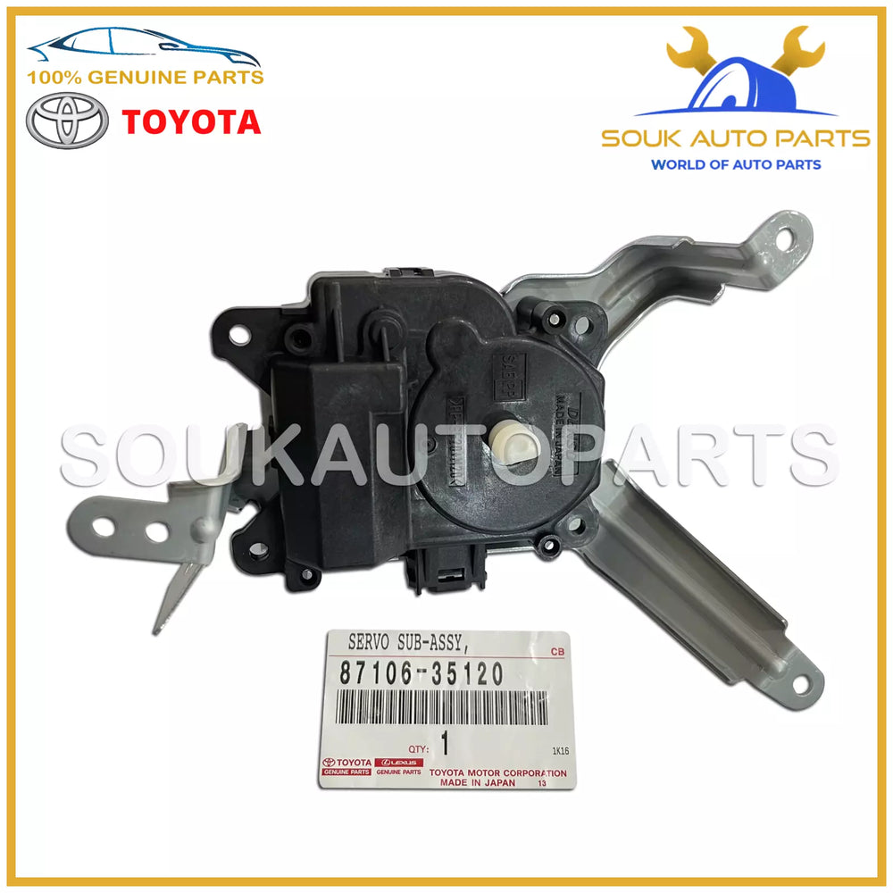 87106-35120 Genuine Toyota SERVO SUB-ASSY, DAMPER (FOR MODE) 8710635120 OEM