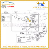 48987-60010 Genuine Toyota HEIGHT CONTROL TUBE, NO.7 LEXUS GX470 4RUNNER