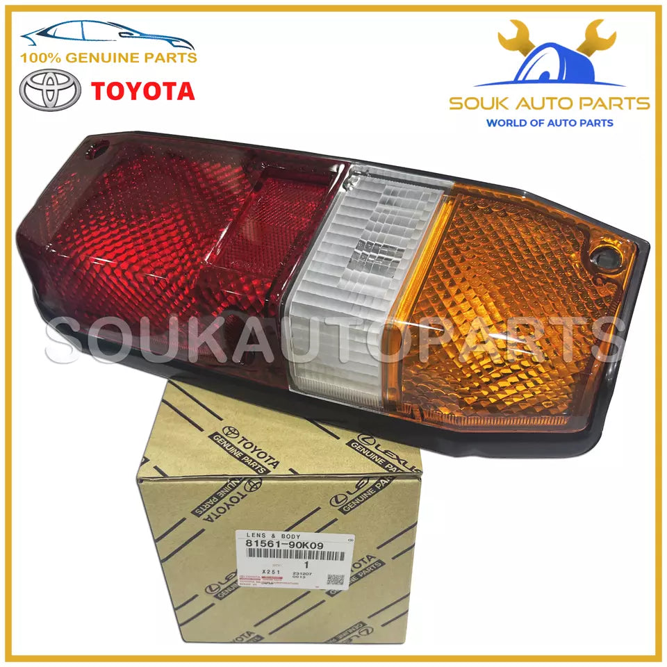 81551-90K09, 81561-90K09 Genuine Toyota LENS, REAR COMBINATION LAMP, RH &amp; LH SET