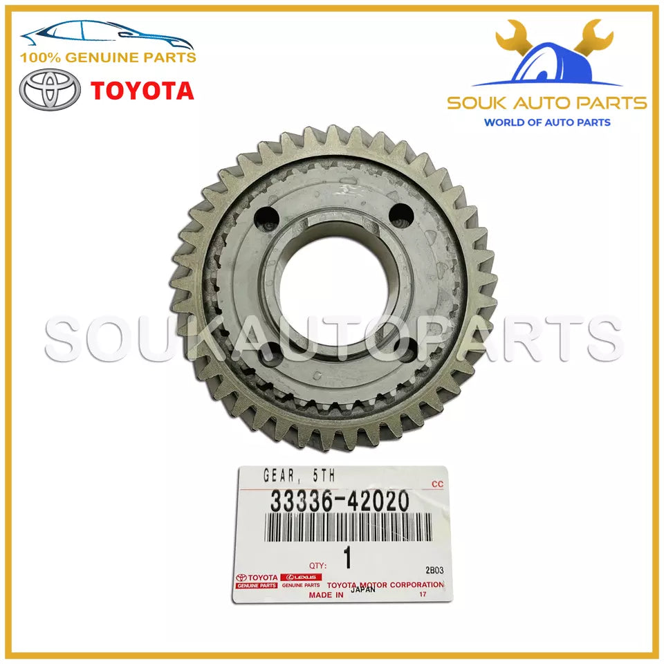 33336-42020 Genuine Toyota GEAR, 5TH 3333642020 OEM CAMRY COROLLA