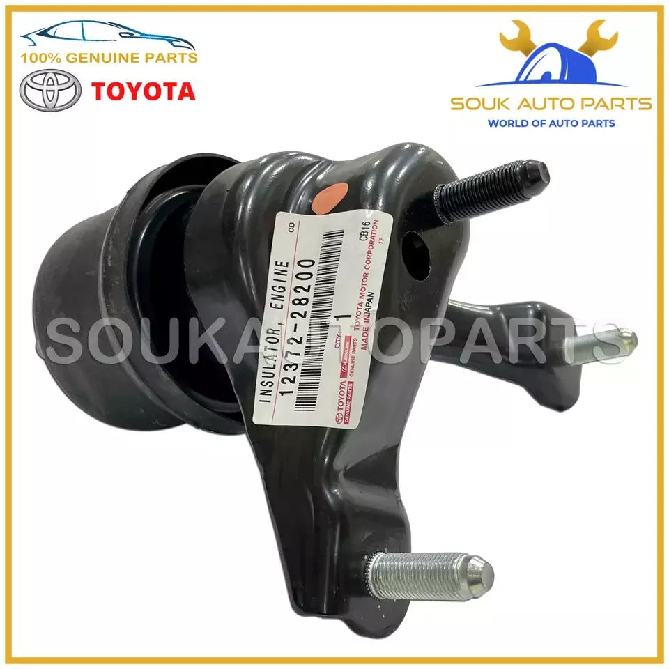 12372-28200 Genuine Toyota INSULATOR, ENGINE MOUNTING, LH(FOR TRANSVERSE ENGINE)