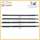 Genuine Toyota FRONT &amp; REAR DOOR BELT MOULDING WEATHERSTRIP SET Corolla 09-12