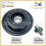 Genuine Toyota ENGINE HARMONIC BALANCER &amp; BOLT W/WASHER 1JZ 2JZ Supra JZA80