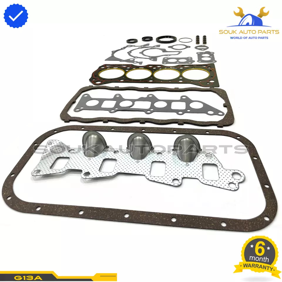 FULL GASKET KIT For SUZUKI G13A Sidekick Samurai Swift 1.3L SOHC G13A