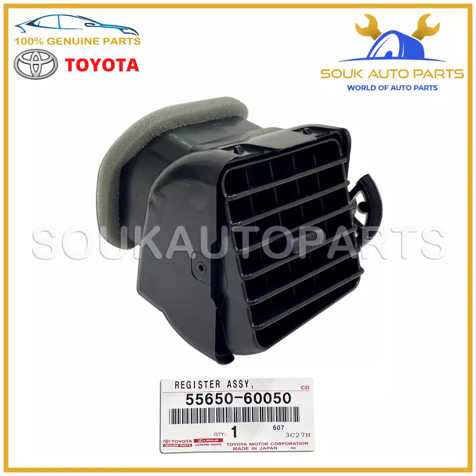55650-60050 Genuine Toyota REGISTER ASSY, INSTRUMENT PANEL, NO.1 5565060050 OEM