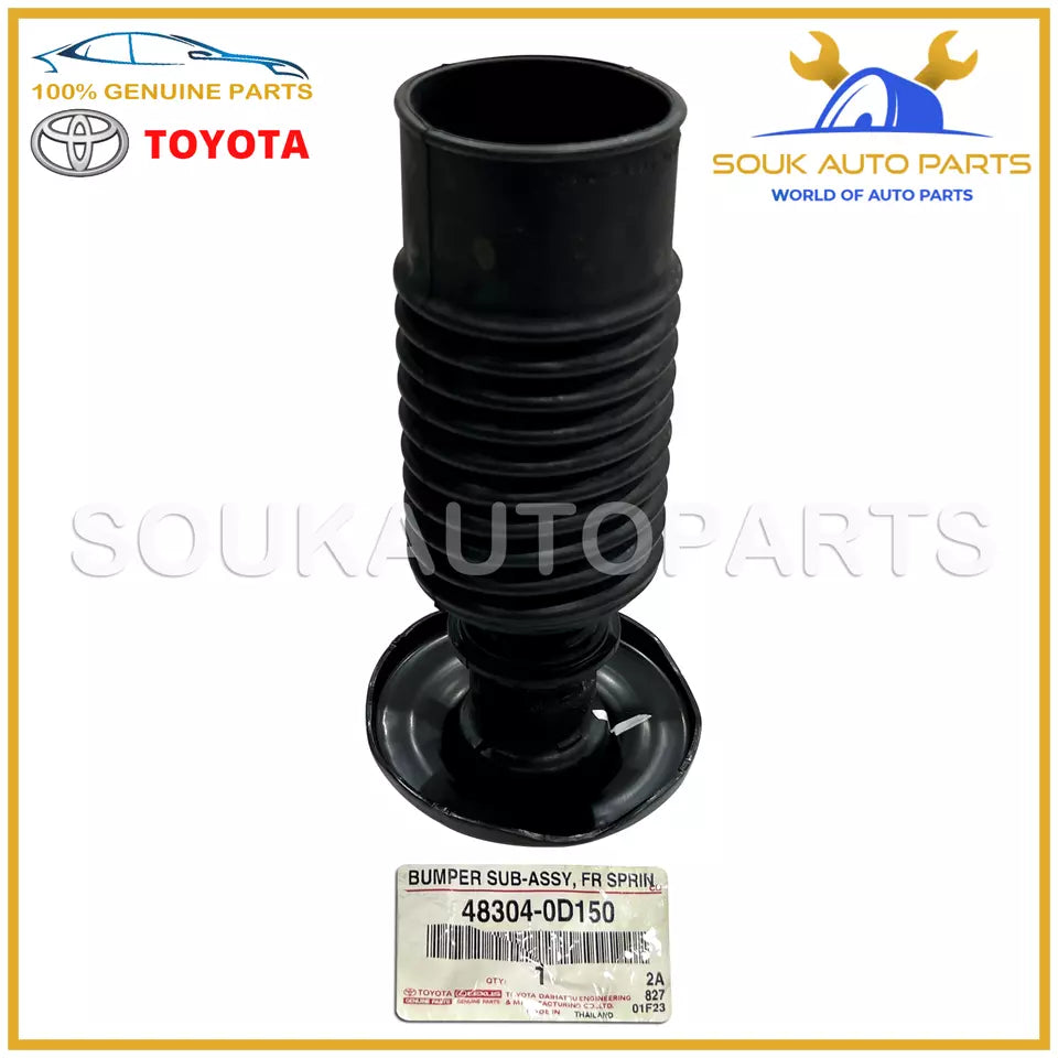 48304-0D150 Genuine Toyota BUMPER SUB-ASSY, FRONT SPRING, NO.1 483040D150 OEM