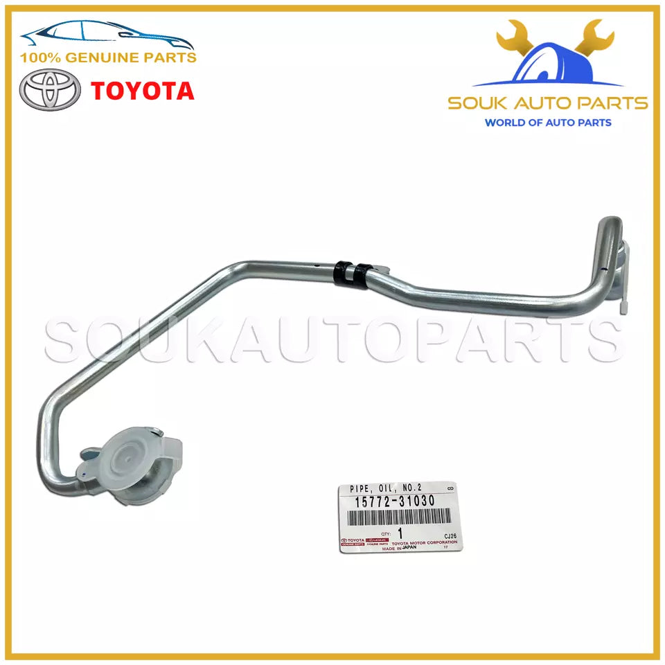 15772-31030 Genuine Toyota PIPE OIL, NO.2 1577231030 OEM