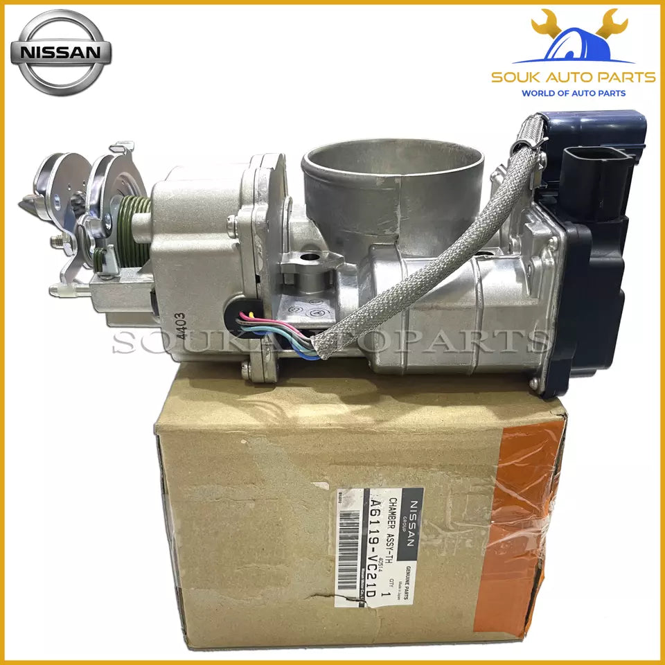 A6119-VC21D Genuine Nissan CHAMBR-THROTTLE A6119VC21D OEM