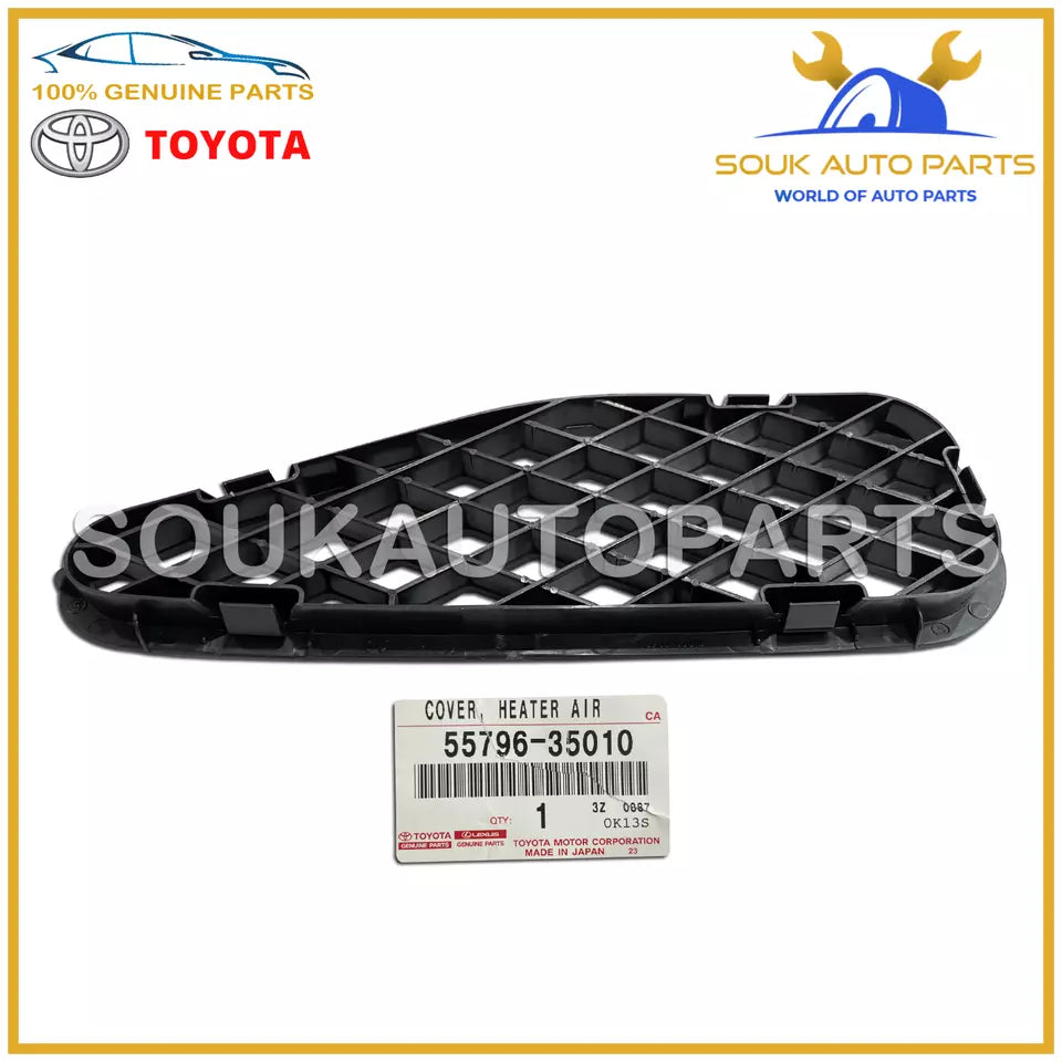 55796-35010 Genuine Toyota FJ CRUISER COVER, HEATER AIR DUCT 5579635010 OEM