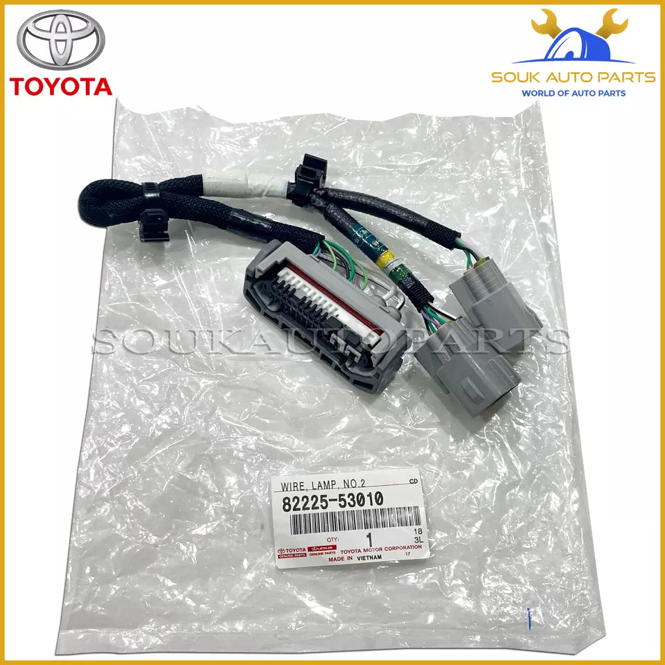 82225-53010 Genuine Toyota WIRE, LAMP, NO.2 8222553010 OEM