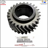 33336-26020 Genuine Toyota GEAR, 5TH 3333626020 OEM DYNA HIACE HILUX LC LC PRADO