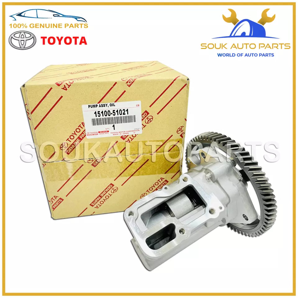15100-51021 Genuine Toyota 1VD-FTV OIL PUMP ASSY 1510051021 OEM
