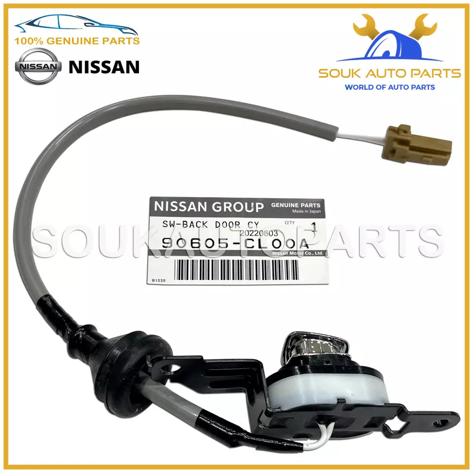 90605-CL00A Genuine Nissan SWITCH-BACK DOOR CYLINDER 90605CL00A OEM