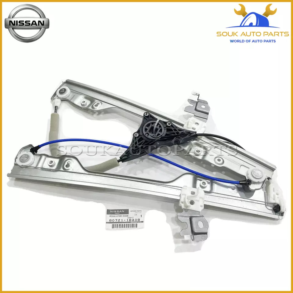 80721-1BA0B Genuine Nissan REGULATOR ASSY-FRONT DOOR WINDOW,LH 807211BA0B OEM
