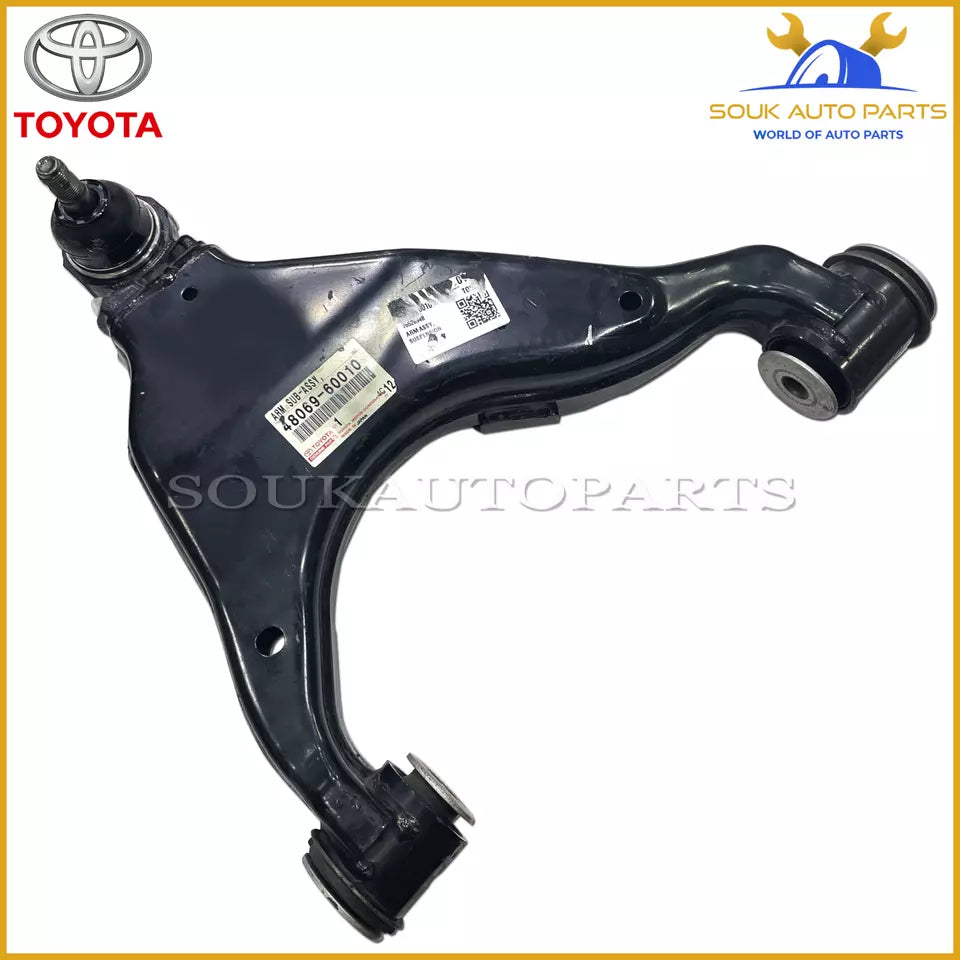 48069-60010 Genuine Toyota ARM SUB-ASSY, FRONT SUSPENSION, LOWER 48069-60010 OEM