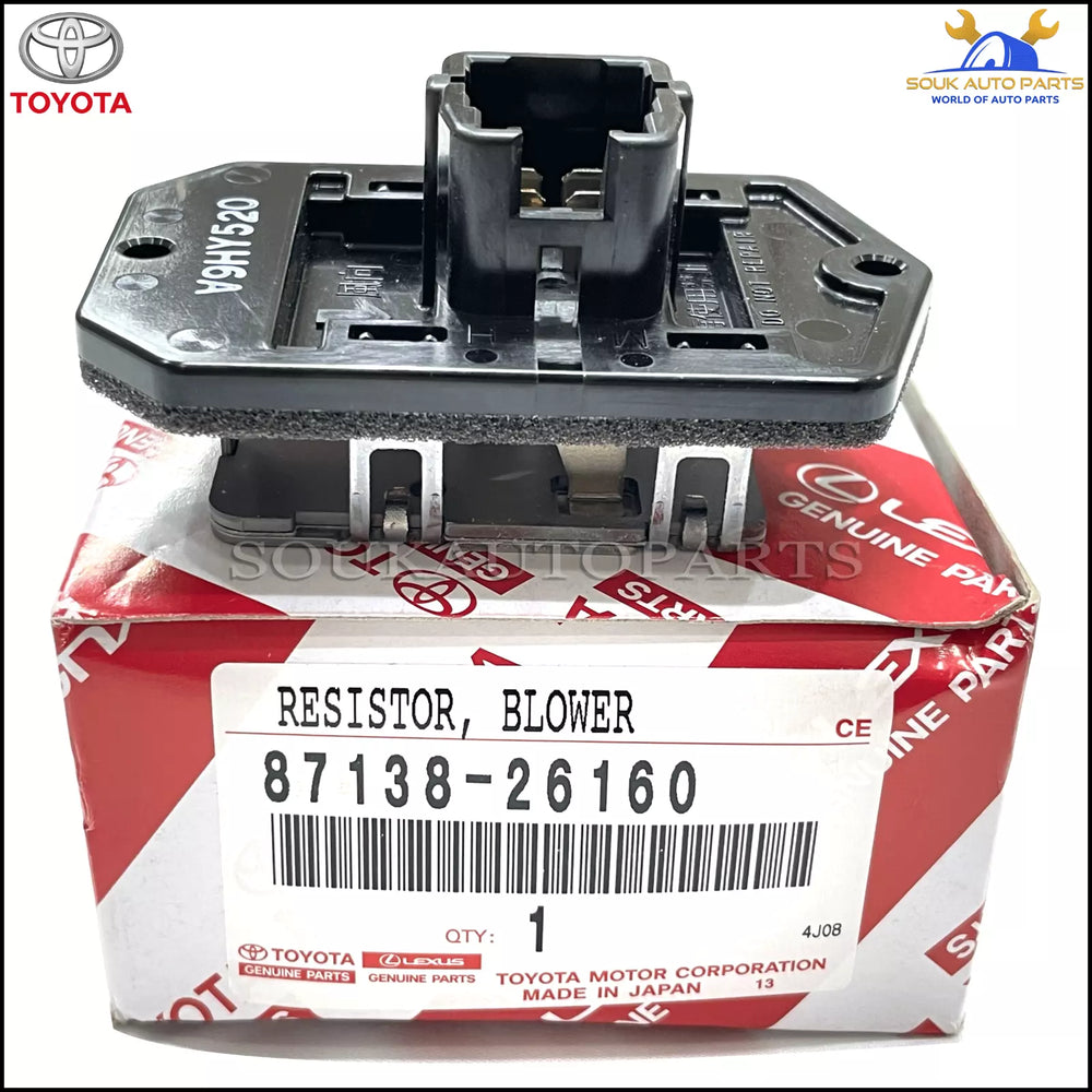 87138-26160 Genuine Toyota RESISTOR, BLOWER 8713826160 OEM ZELAS HIACE RAV4