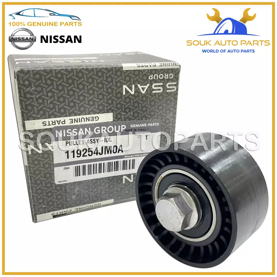 11925-4JM0A Genuine Nissan Infiniti IDLER PULLEY ASSY Q50 Q60 VR30 NP300