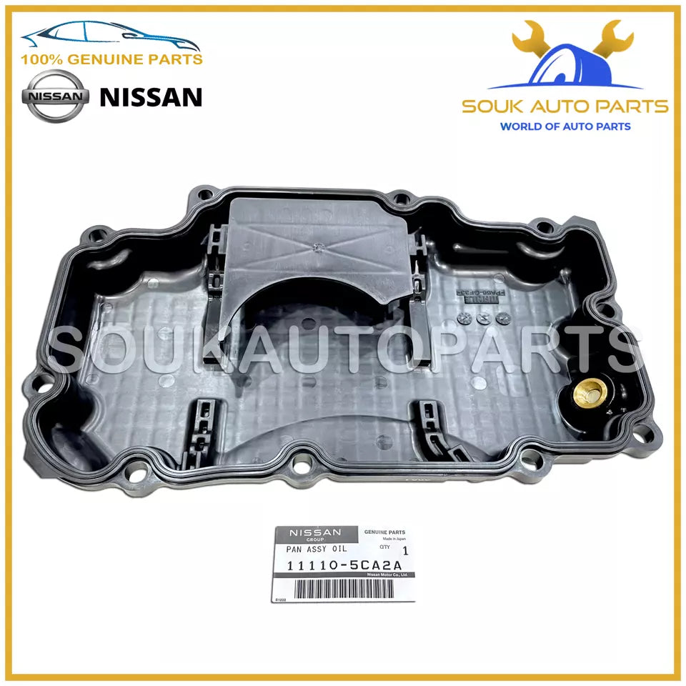 11110-5CA2A Genuine Nissan PAN ASSY OIL W/GASKET VR30 Q50 Q60 G37 3.0Ltr 2017-19