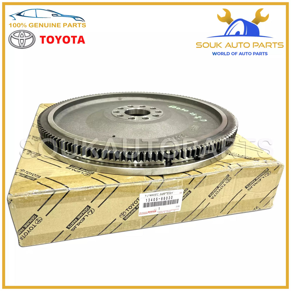 13405-66030 Genuine Toyota FLYWHEEL SUB-ASSY 1340566030 OEM