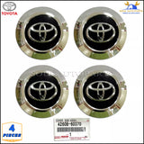 4260B-60370 Genuine Toyota ORNAMENT ASSY, WHEEL HUB SET OF 4 Pcs 4260B60370 OEM