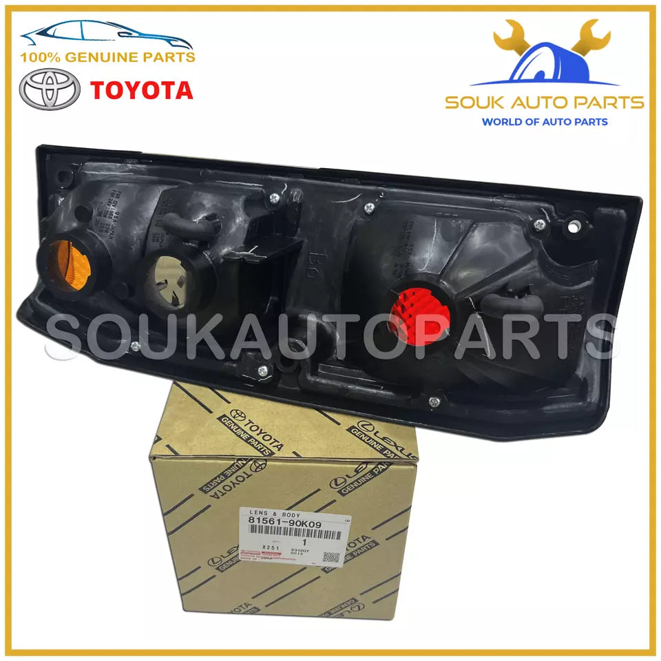 81551-90K09, 81561-90K09 Genuine Toyota LENS, REAR COMBINATION LAMP, RH &amp; LH SET