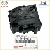 87106-60270 Genuine Toyota DAMPER SERVO SUB-ASSY, AIR CONDITIONER RADIATOR, NO.2