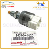 84340-47020 Genuine Toyota SWITCH ASSY, STOP LAMP 8434047020 OEM