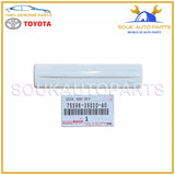 75596-35020-A0 Genuine Toyota COVER, ROOF MOULDING JOINT, RH/LH FJ CRUISER 1GRFE