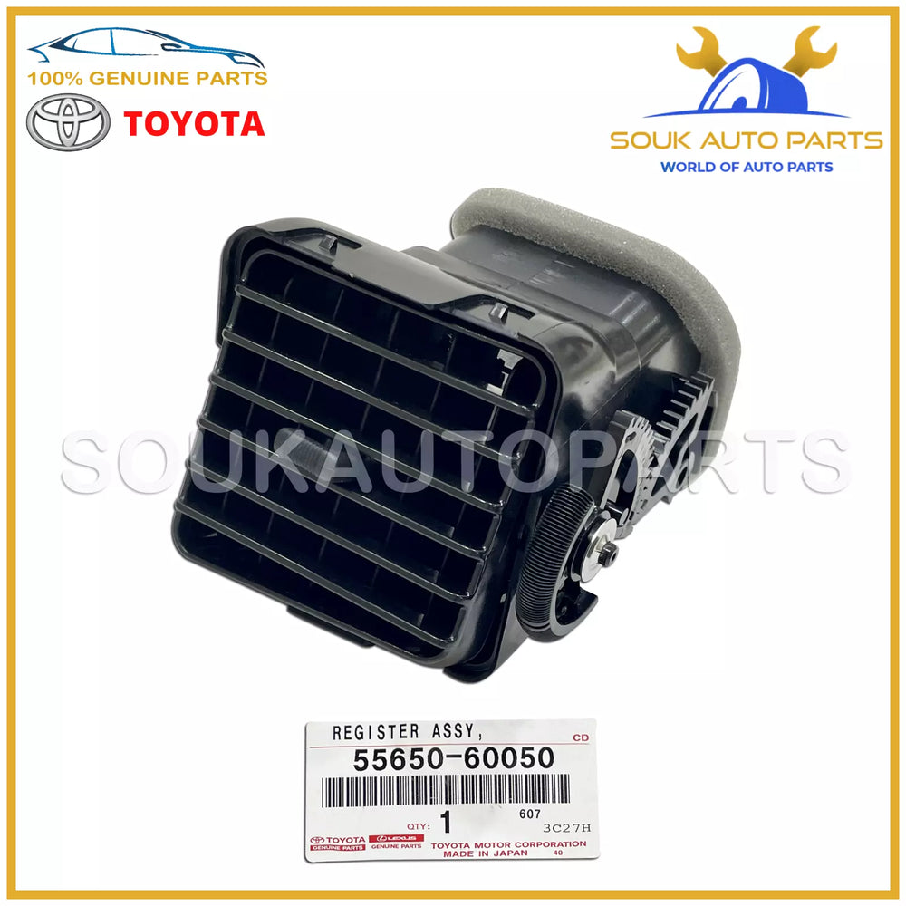 55650-60050 Genuine Toyota REGISTER ASSY, INSTRUMENT PANEL, NO.1 5565060050 OEM