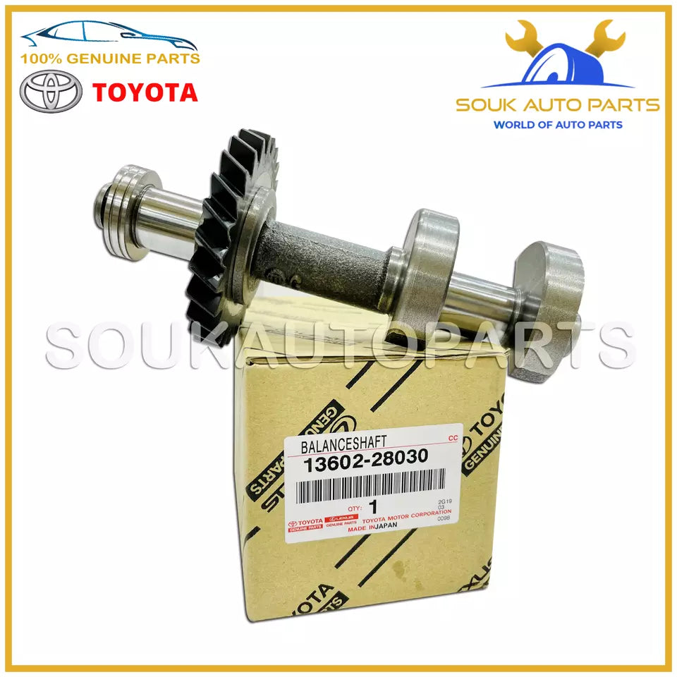 13601-28031 13602-28030 Genuine Toyota BALANCE SHAFT PAIR, NO.1 &amp; NO.2 OEM