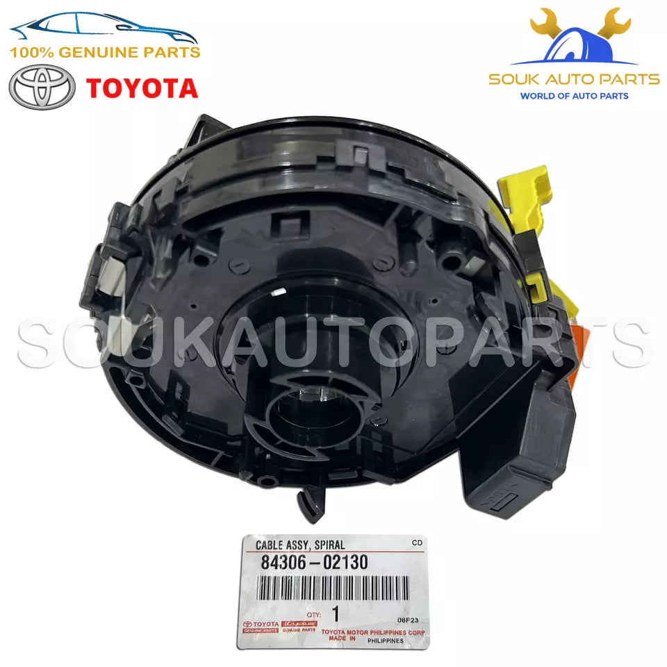 84306-02130 Genuine Toyota CABLE SUB-ASSY, SPIRAL 8430602130 OEM