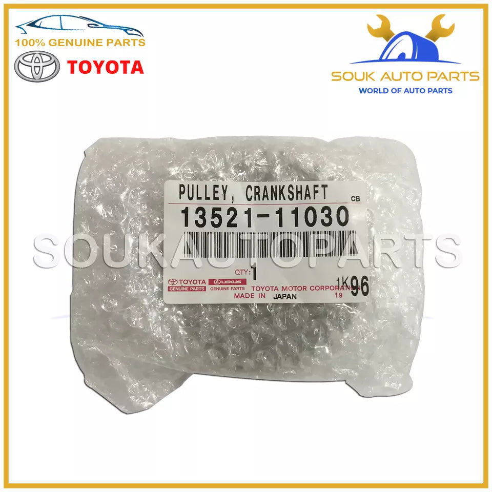 13521-11030 Toyota GENUINE CRANKSHAFT TIMING PULLEY 1352111030 OEM COROLLA 4E 5E