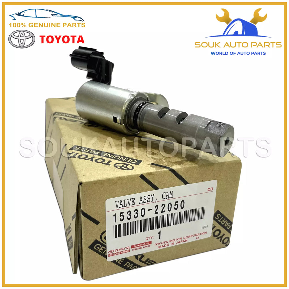 15330-22030/50 Genuine Toyota CAMSHAFT VVTi VALVE ASSY 1533022050/30 OEM