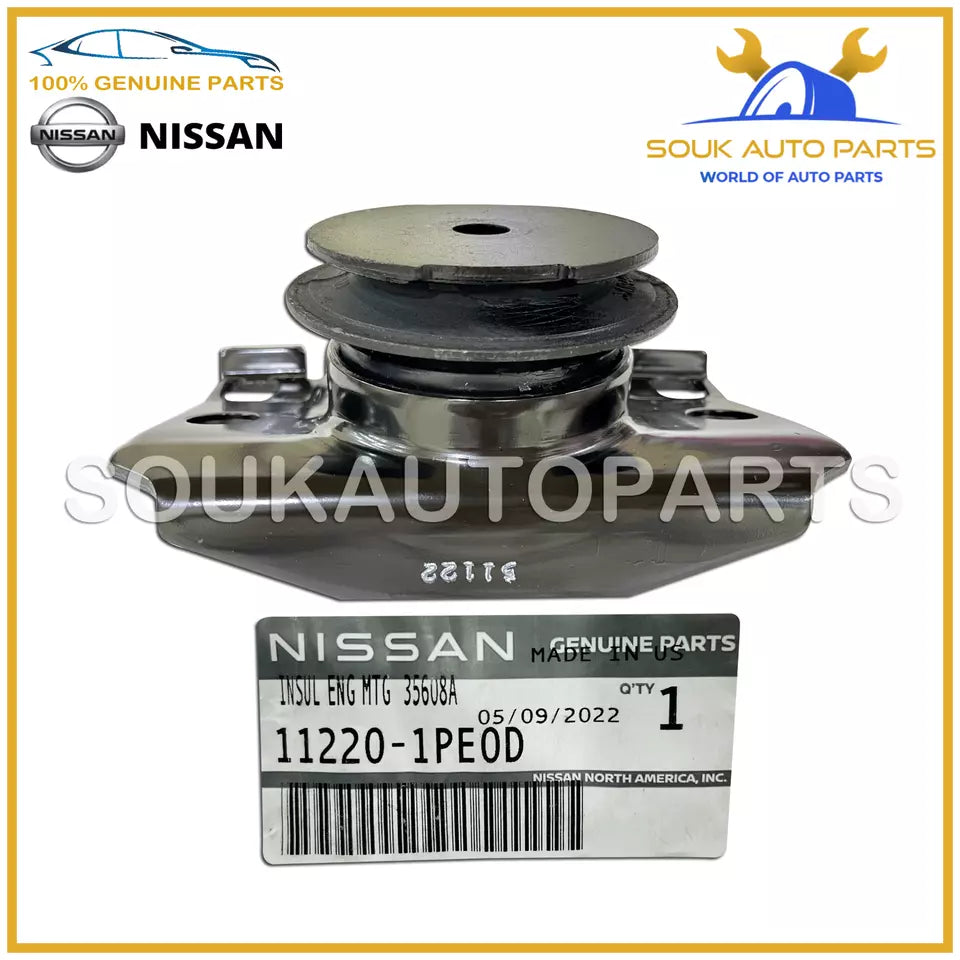 11220-1PE0B/D Genuine Nissan INSULATOR-ENGINE MOUNTING, FRONT OEM NAVARA