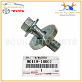 90119-18002 Genuine Toyota CRANK DAMPER PULLEY BOLT &amp; WASHER 2JZ-GTE JZA80 Supra