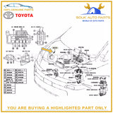 89438-33010 Genuine Toyota SWITCH, POWER STEERING OIL PRESSURE 8943833010 OEM