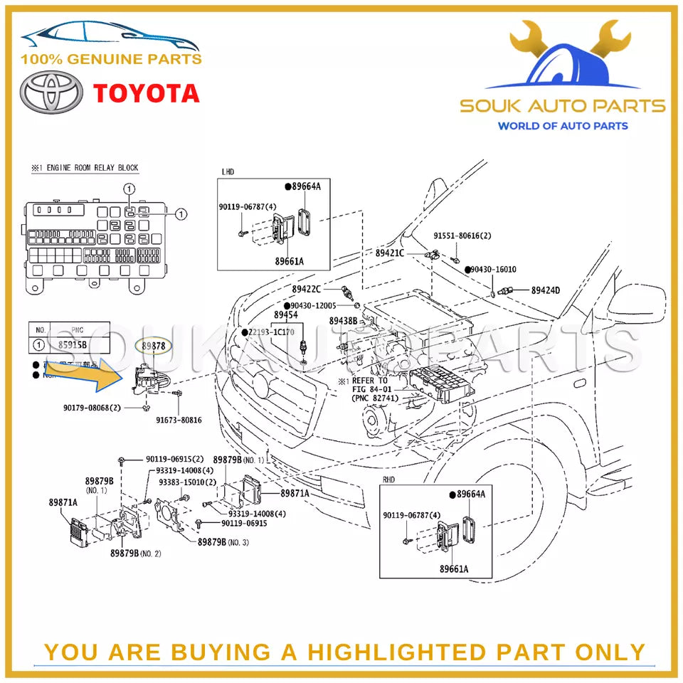 89840-60011 Genuine Toyota DRIVER, TURBO MOTOR 8984060011 OEM