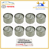 13751-54010 Genuine Toyota LIFTER, VALVE (Set of 8 Pcs) 1375154010 OEM