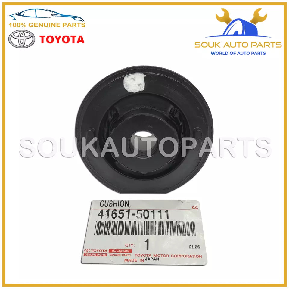 41651-50111 Genuine Toyota CUSHION, REAR DIFFERENTIAL MOUNT, NO.2 4165150111 OEM