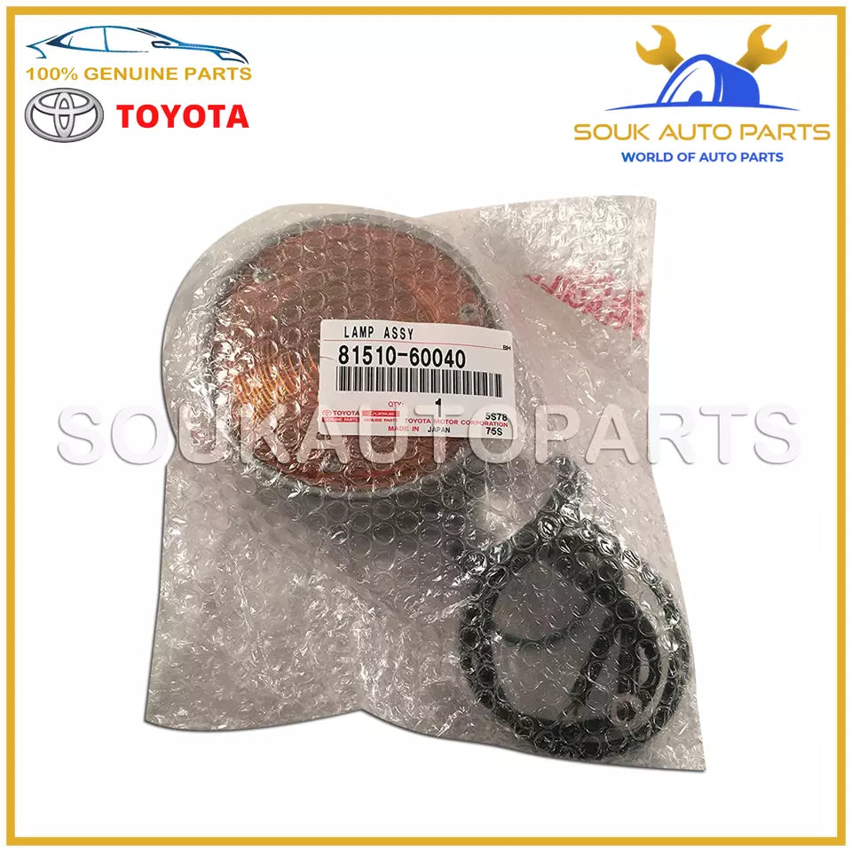 81510-60040 Genuine Toyota FRONT TURN SIGNAL LIGHT Land Cruiser FJ40