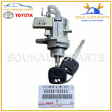 69055-52450 Genuine Toyota BACK DOOR LOCK CYLINDER &amp; KEY SET 6905552450 YARIS