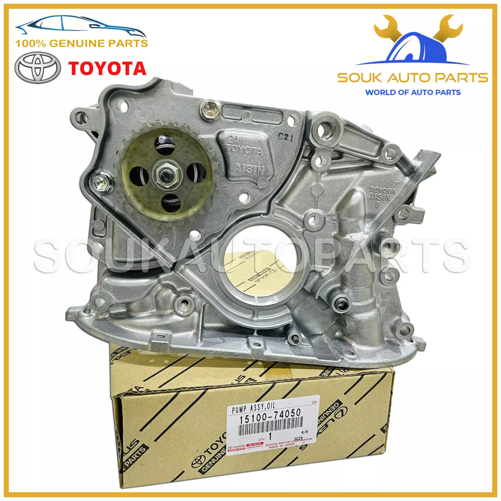 15100-74050 Genuine Toyota OIL PUMP ASSY 3SFE W/GASKET &amp; SEAL 1510074050