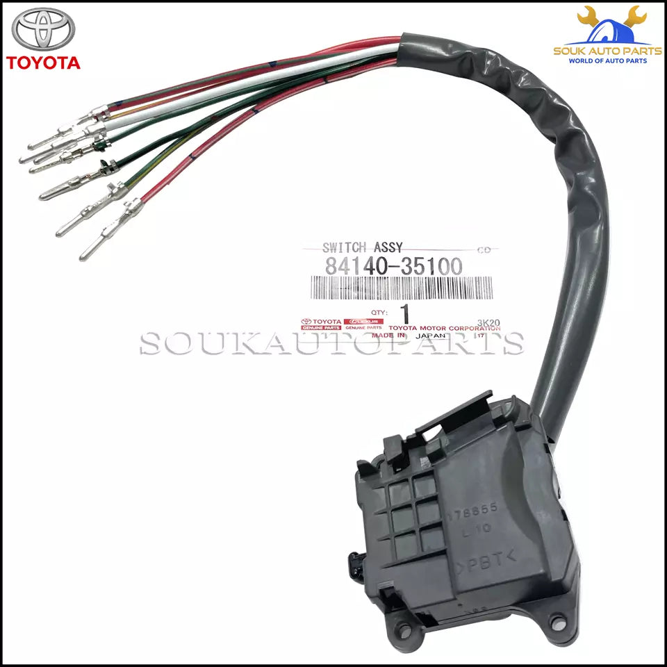 84140-35100 Genuine Toyota SWITCH ASSY, HEADLAMP DIMMER 8414035100 OEM