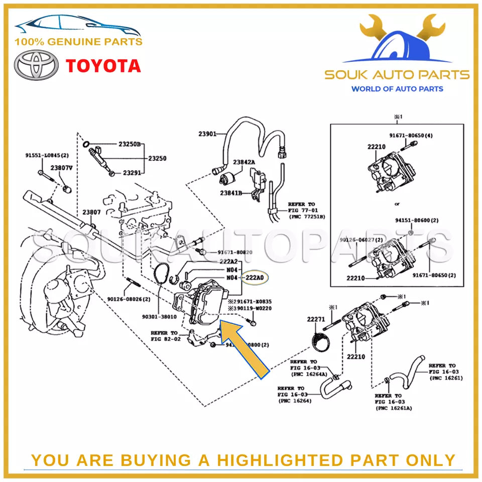 222A0-37025 Genuine Toyota VARIABLE VALVE LIFT CONTROLLER Corolla Rav4 NX300h