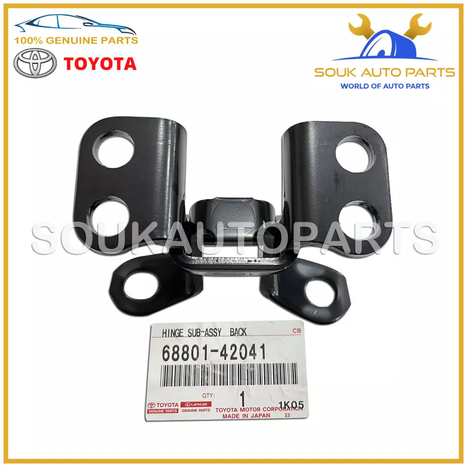 68801-42041 Genuine Toyota HINGE SUB-ASSY, BACK DOOR, UPPER 6880142041 OEM